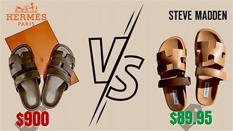 hermes dupe sandal|hermes sandals vs steve madden.